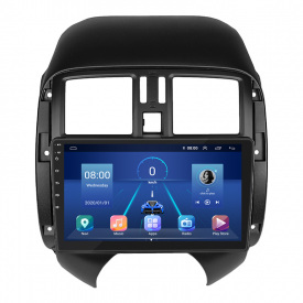 Штатная магнитола Lesko 9" Nissan Versa II 2012-2014 4/32Gb/ 4G/ Wi-Fi/ CarPlay Premium (9533-38282)