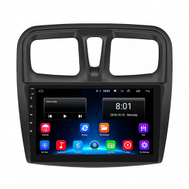 Штатная магнитола Lesko Renault Logan II 2012-2018 10" 2/32Gb/ Wi-Fi Optima GPS Android (9820-35637)