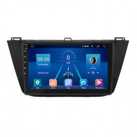 Штатная магнитола Lesko 10" Volkswagen Tiguan II Рестайлинг 2020-н.в. 6/128Gb 4G Wi-Fi GPS Top (9654-43919)