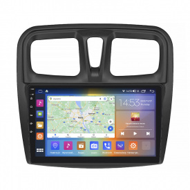 Штатная магнитола Lesko 10" Renault Logan II 2012-2018 4/64Gb CarPlay 4G Wi-Fi GPS Prime (9502-47723)
