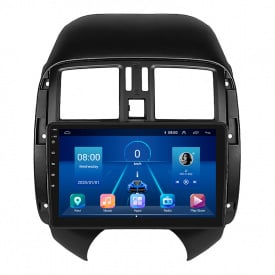 Штатная магнитола Lesko 9" Nissan Latio I N17 Рестайлинг 2014-2016 6/128Gb 4G Wi-Fi GPS Top (9534-43725)