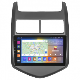 Штатная магнитола Lesko 9" Chevrolet Aveo II 2011-2020 4/64Gb CarPlay 4G Wi-Fi GPS Prime (9381-47453)