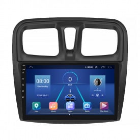 Штатная магнитола Lesko 10" Renault Logan II 2012-2018 6/128Gb 4G Wi-Fi GPS Top (9820-46370)