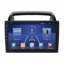 Штатная магнитола Lesko Kia Carnival II 2006-2014 9" 4/32Gb 4G Wi-Fi GPS Top (10519-50693)