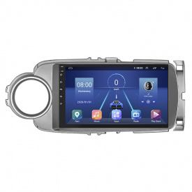 Штатная магнитола Lesko Toyota Yaris III 2010-2014 9" 4/32Gb 4G Wi-Fi GPS Top (10637-55131)