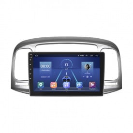 Штатная магнитола Lesko Hyundai Accent III 2006-2011 9" 2/32Gb 4G Wi-Fi GPS Top (10472-51761)