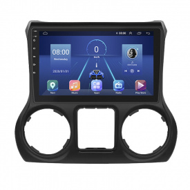 Штатная магнитола Lesko Jeep Wrangler III JK 2007-2018 10" 4/64Gb 4G Wi-Fi GPS Top (10258-53051)