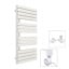 Полотенцесушитель комбинированный Terma Warp S 1110x500 White mat тен MOA + вентиль Integra Ивано-Франковск
