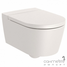 Подвесной безободковый унитаз Roca Inspira Round A346527650 бежевый