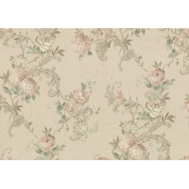 Обои Lanita виниловые на флизелиновой основе ЭШТ Агава декор 3-1405 светло-песочный Скиф (1,06х10,05м.)