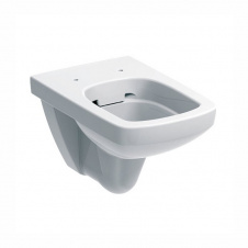 Унитаз подвесной Geberit Selnova Square воронкообразный Rimfree, белый (500.275.01.1)