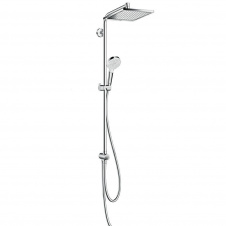 Душевая система Hansgrohe Crometta E Showerpipe 240 1jet EcoSmart Reno 9л/мин, хром (27289000)