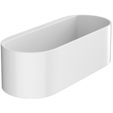 Полочка глубокая Hansgrohe WallStoris 25,0 x 10,0 x 7,1 см, Matt White (27912700)