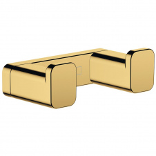 Крючок двойной Hansgrohe AddStoris 3,6х1,6x6,6 см, Polished Gold Optic (41755990)