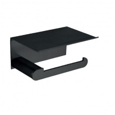 Держатель туалетной бумаги Nofer CAPRI BLACK 84 x 170 x 118 mm, черный (16228.N)