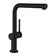 Смеситель кухонный Hansgrohe Talis M54 270 2jet с вытяжным изливом, черный матовый (72808670)