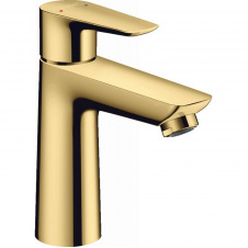 Смеситель на умывальник Hansgrohe Talis E 110 с донным клапаном pop-up, золото (71710990)