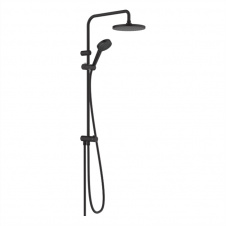 Душевая система Hansgrohe Vernis Blend Showerpipe 200 1jet Reno EcoSmart, черный матовый (26099670)