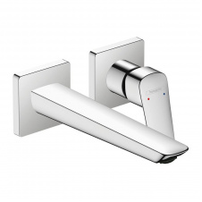 Смеситель для умывальника Hansgrohe Logis скрытого монтажа со стены 205 мм, хром (71256000)