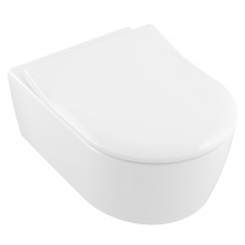 Унитаз подвесной Villeroy &amp; Boch Avento Rimless с крышкой SoftClosing (5656RS01)