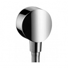 Переходник для гибкого шланга Hansgrohe Fixfit c защитой от обратного тока воды, хром (27456000)
