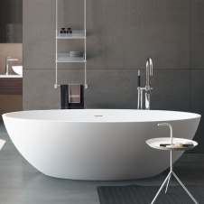 Ванна из искусственного камня Treesse Carezza, 180х85, отдельностоящая (V308BL)