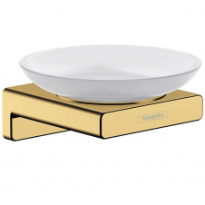Мыльница подвесная Hansgrohe AddStoris, Polished Gold Optic (41746990)