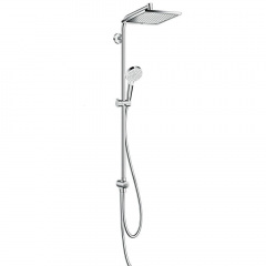 Душевая система Hansgrohe Crometta E Showerpipe 240 1jet EcoSmart Reno 9л/мин, хром (27289000) Київ