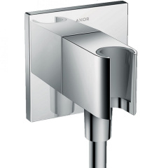 Шланговое подсоединение Axor Fixfit Porter Square с держателем, хром (36734000) Киев