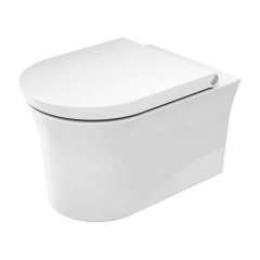 Унитаз подвесной с крышкой Duravit White Tulip, белый (2576092000/0027090000) Бориспіль