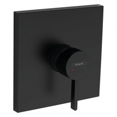 Смеситель для душа скрытого монтажа Hansgrohe Finoris верхняя часть, черный матовый (76615670) Вараш