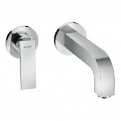 Смеситель для умывальника настенный Axor Citterio 220 Lever, хром (39121000) Житомир