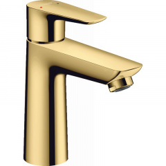 Смеситель на умывальник Hansgrohe Talis E 110 с донным клапаном pop-up, золото (71710990) Київ