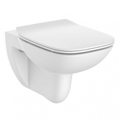 Унитаз подвесной с сиденьем Roca Debba Rimless 54x35.5, белый (A34H993000) Енергодар