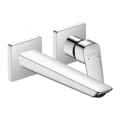 Смеситель для умывальника Hansgrohe Logis скрытого монтажа со стены 205 мм, хром (71256000) Хуст