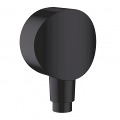 Шланговое подсоединение Hansgrohe FixFit S с обратным клапаном, черный матовый (26453670) Обухов