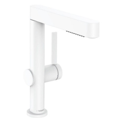 Смеситель для умывальника Hansgrohe Finoris 230 с 2JET и push-open, белый матовый (76063700) Суми