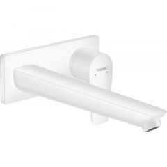 Смеситель настенный для умывальника Hansgrohe Talis E 225 мм, белый матовый (71734700) Балаклея