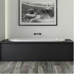 Ванна акриловая Knief Cool Fit, 180x80, круглый перелив (0400082) Каменское