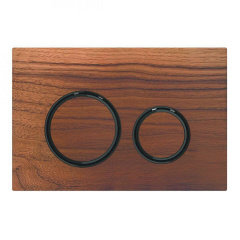 Клавиша смыва Geberit Sigma21, черный орех/черный хром (115.651.JX.1) Чернівці