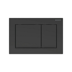 Смывная клавиша Geberit Omega30 для двойного смыва: черный матовый/черный (115.080.16.1) Чернівці