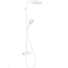 Душевая система Hansgrohe Raindance S 240 Showerpipe PowderRain 1jet с термостатом, matt white (27633700) Київ