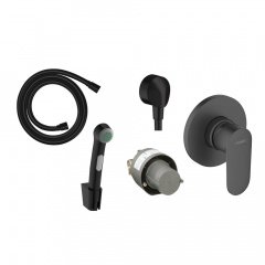 Набор гигиенического душа Hansgrohe Vernis Blend, Matt Black (20230005) Запоріжжя