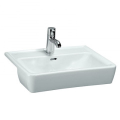 Умывальник накладной Laufen Pro 56x44 см полувстраиваемый, белый (H8129610001041) Нікополь