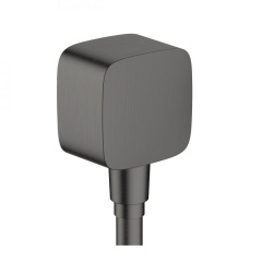 Шланговое подсоединение Hansgrohe FixFit E с обратным клапаном, Brushed Black Chrome (26457340) Вінниця