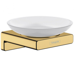Мыльница подвесная Hansgrohe AddStoris, Polished Gold Optic (41746990) Харків