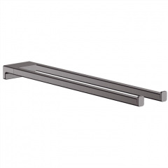 Полотенцедержатель Hansgrohe AddStoris 44,5 см двойной, Brushed Black Chrome (41770340) Одеса