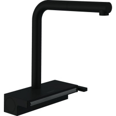 Смеситель кухонный Hansgrohe Aguno Select 250 2jet с вытяжным изливом Sbox, черный матовый (73830670) Слов'янськ