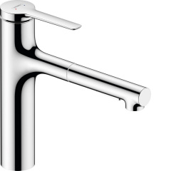 Смеситель для кухни Hansgrohe Zesis M33 160 2jet с вытяжным изливом, Chrome (74801000) Ковель