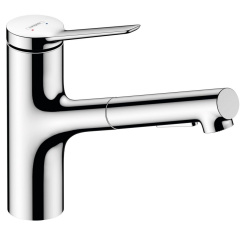 Смеситель для кухни Hansgrohe Zesis M33 150 2jet с вытяжным изливом sBox Lite, Chrome (74803000) Николаев
